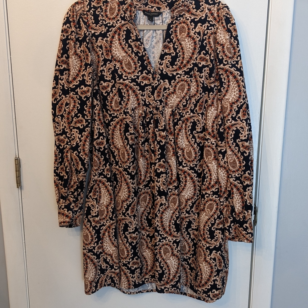 Banana Republic Paisley Patterned Dress